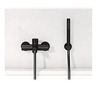 Kludi Bozz match0 386913976 montage mural, noir mat