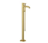 Kludi Bozz - Mitigeur de bain sur pied, or brossé 38590N076