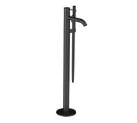 Kludi Bozz - Mitigeur de baignoire au sol, avec accessoires, noir mat 385903976