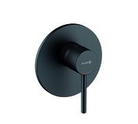 KLUDI BOZZ Mitigeur monocommandé encastré pour douche, 28 l/min, 387553976, Couleur: noir mat