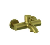 KLUDI BOZZ Mitigeur monocommandé pour bain et douche, montage mural, 38691N076, Couleur: Or brossÃ©
