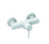 KLUDI BOZZ Mitigeur monocommandé pour douche, montage mural, 388315376, Couleur: Blanc mat