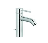 KLUDI BOZZ Mitigeur monocommandé pour lavabo, hauteur de bec 100mm, avec vidage métal, chrome, 382800576
