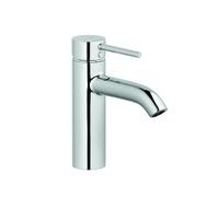 KLUDI BOZZ Mitigeur monocommandé pour lavabo, hauteur d'écoulement 100mm, sans garniture d'écoulement, 382820576, Couleur: chrome