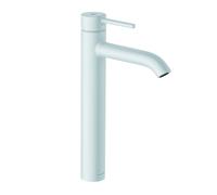 KLUDI BOZZ Mitigeur monocommandé pour vasque, hauteur de bec 240mm, sans vidage, 382865376, Couleur: Blanc mat