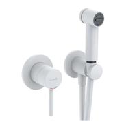Kludi Bozz - Set mitigeur à levier encastré avec douchette de bidet, corps d’encastrement, noir mat 389985376
