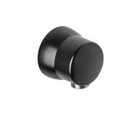 Kludi - Coude de raccordement mural, noir mat 6306139-00