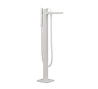 Kludi Decus - Mitigeur de baignoire pour montage au sol, avec accessoires, blanc mat 545905375