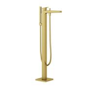 Kludi Decus - Mitigeur de baignoire pour montage au sol, avec accessoires, or brossé 54590N075