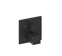 Kludi Decus - Mitigeur de douche thermostatique encastré, noir mat 548853975