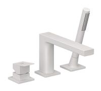 Kludi Decus - Mitigeur pour bord de baignoire, installation à 3 trous, blanc mat 544485375