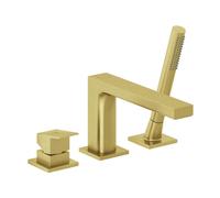 Kludi Decus - Mitigeur pour rebord de baignoire, installation 3 trous, or brossé 54448N075