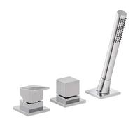 Kludi Decus - Mitigeur pour rebord de baignoire, installation à 3 trous, chrome 544470575