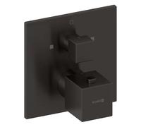 Kludi Decus - Mitigeur thermostatique pour 2 appareils, encastré, Gunmetal brossé 54810N275