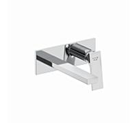 Kludi DECUS raccord mural 2 trous 542440575 210 mm, jeu de construction fin chromé