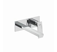 Kludi DECUS raccord mural 2 trous 542450575 240 mm, jeu de construction fin, chromé