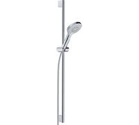 Kludi Dive - Set pommeau de douche, barre et flexible, 3 jets, chrome 6993005-00