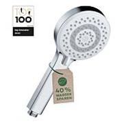 Kludi Dive S 3S pomme de douche 6883005-00, 3 types de jets, douchette à main, pomme de douche, chromé
