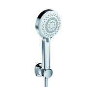 Kludi Dive - Set de pommeau de douche, support et flexible, 3 jets, chrome 6895005-00