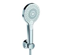 KLUDI DIVE Set de douchettes pour baignoire DIVE X, avec 3 types de jets, Eco, 6995005-00, Couleur: chrome