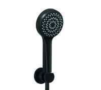 Kludi Dive - Set de pommeau de douche, support et tuyau, noir mat 6885039-00