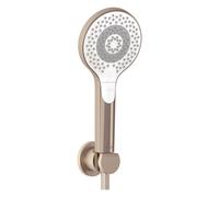 Kludi Dive - Set de pommeau de douche, support et flexible, 3 jets, bronze brossé 69950N1-00