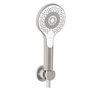 Kludi Dive - Set de pommeau de douche, support et flexible, 3 jets, nickel brossé 69950N5-00