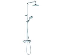 Kludi Dive - Set de douche avec thermostat, diamètre 20 cm, 3 jets, chrome 6907905-00