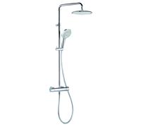 Kludi Dual Shower System ensemble de douche mural avec thermostat chrome 6709205-00