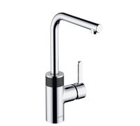 KLUDI E-GO Mitigeur électronique d'évier, levier fermé, avec capteur, alimentation secteur, 422200575, Couleur: chrome