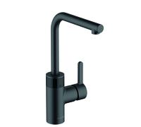 KLUDI E-GO Mitigeur électronique d'évier, levier fermé, avec capteur, avec alimentation par pile, 422306675, Couleur: noir mat profond