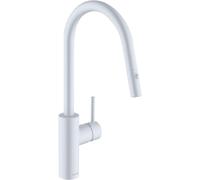 Kludi E-Go Voice mitigeur de cuisine sur pied blanc 423005377