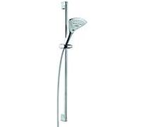 Kludi Fizz douche match0 677400500 chrome, avec douchette, barre de douche 90 cm