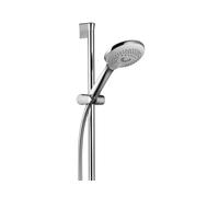 Kludi Freshline - Pommeau de douche avec flexible et barre de 90 cm, 3 jets, chrome 6794005-00