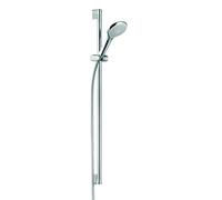 KLUDI FRESHLINE Set de douchettes 1S 900mm, avec nettoyage rapide du calcaire, 23 l/min, 6784005-00, Couleur: chrome
