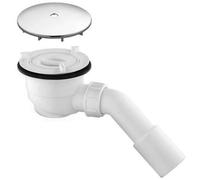 Kludi - Garniture de vidage pour receveur Tasso, chrome/plastique 2109805-00
