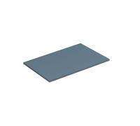 Kludi Icos - Comptoir pour lavabo 80x50 cm, pétrole mat 50T80O3
