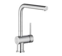 Kludi L Steel - Mitigeur d´'évier, inox brossé 45803F877