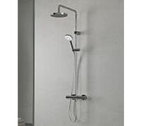 Kludi Dual Shower System ensemble de douche mural avec thermostat chrome 6809405-00