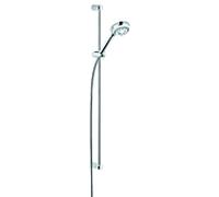 Kludi Ensemble de douche mural Logo Neo 6839305-00 chrome avec barre murale 900 mm et douchette