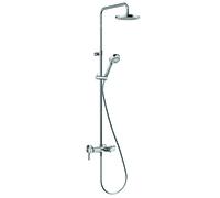 KLUDI LOGO Mitigeur monocommandé Dual Shower System, avec bec de baignoire, 8 l/min, chrome, 6808305-00WR9