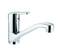 KLUDI LOGO NEO Mitigeur d'évier monocommandé, basse pression, Eco, levier fermé, chrome, 379190575