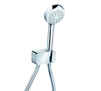 Kludi Logo set de douche 6867005-00 chromé , raccordement mural et support de douche