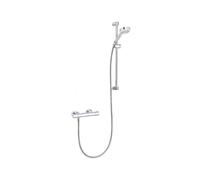 Kludi Logo - Set de douche avec thermostat, barre 60 cm, chrome 6857505-00