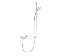 Kludi Logo - Set de douche avec thermostat, barre 90 cm, chrome 6857805-00