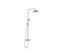 Kludi Logo - Set de douche avec thermostat, diamètre 25 cm, 3 jets, chrome 6808205-00