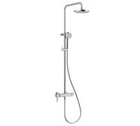 Kludi Logo - Set de douche Dual Shower System avec mitigeur, 20 cm, chrome 6808505-00