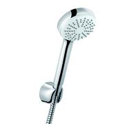 KLUDI LOGO Set de douchettes pour bain 1S, avec un type de jet, chrome, 6801005-00