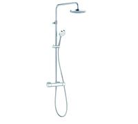 Kludi Dual Shower System ensemble de douche mural avec thermostat chrome 6809505-00