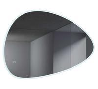Kludi Luma - Miroir avec éclairage LED et chauffage, 100x69 mm, capteur tactile 17SP0900